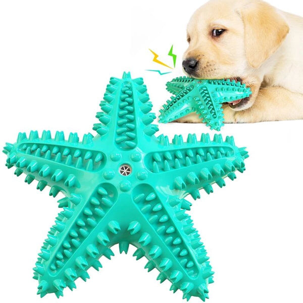 Jouets pour chiens de grande taille, nettoyage des dents, mâcher, entraînement interactif amusant, étoile de mer, accessoires, jouets couineurs, jouets TPR