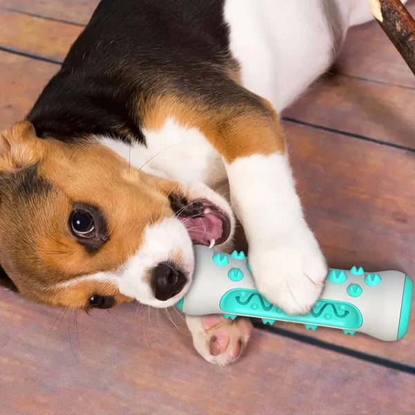 Juguete con forma de palo de cepillo de dientes para perros