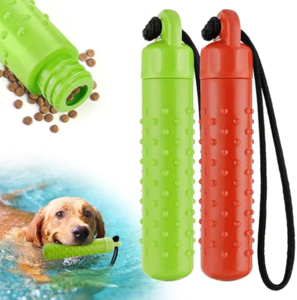 Jouets flottants pour piscine pour chiens - Jouets interactifs pour chiens qui vont chercher de l'eau pour cacher de la nourriture, jouets légers en TPR avec corde pour l'entraînement et le jeu en plein air des chiens en été