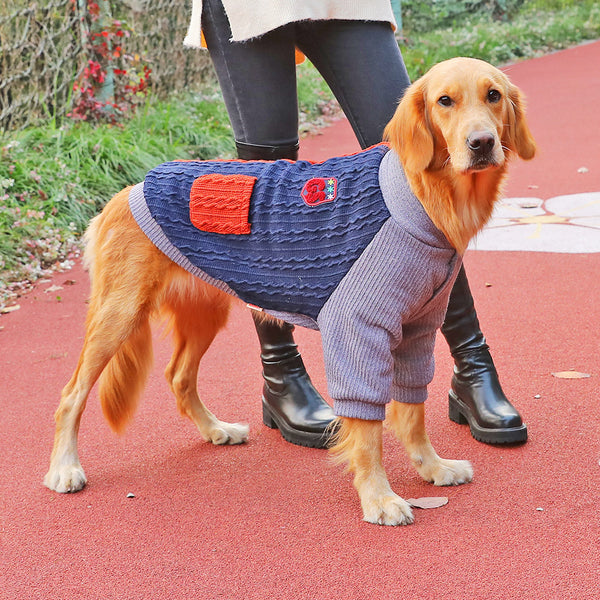 Pet Winter Thickening Large Dog Clothes Sweater