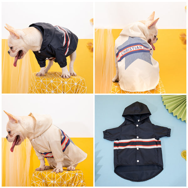 New Fashion Dog Clothes Coat Pet Carved Jacket