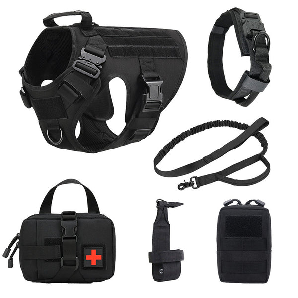 Ensemble de 6 pièces de gilet de dressage pour chien pour animaux de compagnie