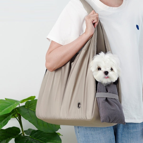 Bolso de mano para mascotas, portátil, versátil y transpirable para exteriores, para verano