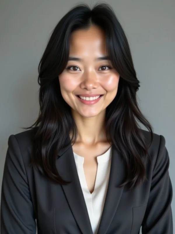 Generated headshot: Classic gray studio
